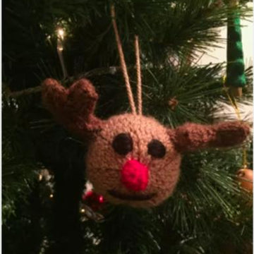 Christmas Baubles - Santa, Rudolf Reindeer, and Snowman