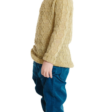 Children's Sweater: Mosaic Knitting with Cables in BC Garn Baby Alpaca - 5105BC - Downloadable PDF