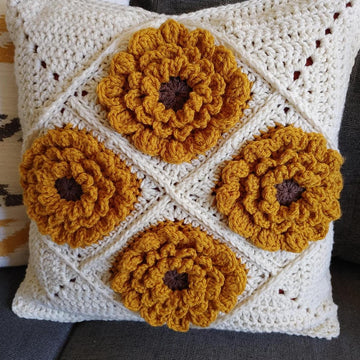 Sunflower Pillow Cover