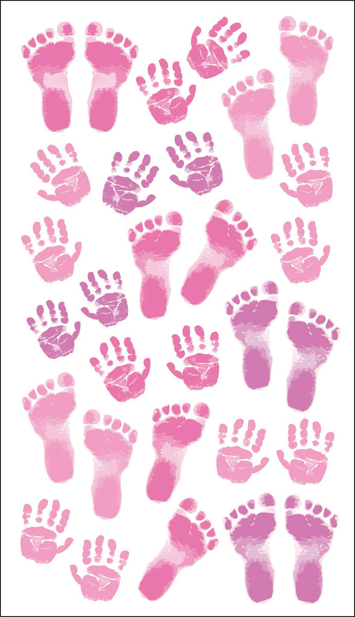 Sticko Stickers - Pastel Baby Girl Prints