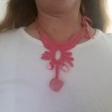 Crochet Necklace Pattern Tribal Spider Jewelry
