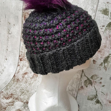 Blackberry Bobble Hat