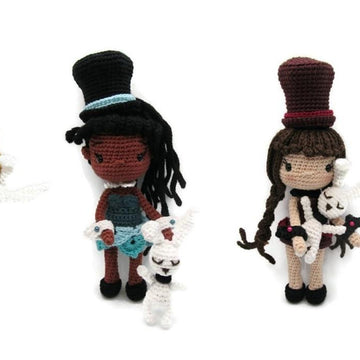 Doll crochet pattern tutorial "Fairylusion"