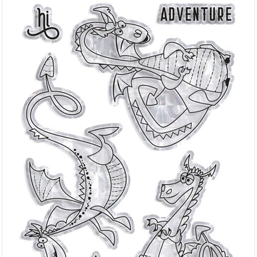 Photoplay Paper PhotoPlay Photopolymer Stamp - Dragons