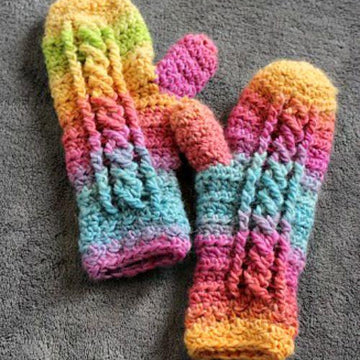 Chilly Cables Mittens