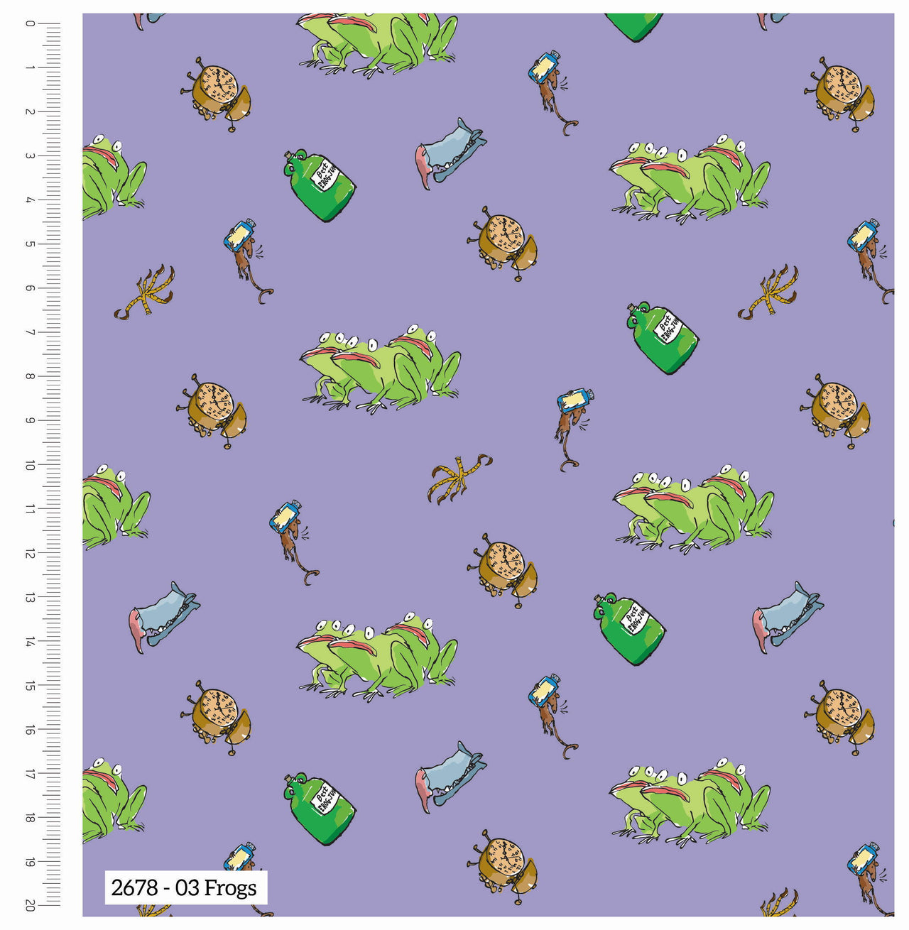 Craft Cotton Company The Witches - Frogs