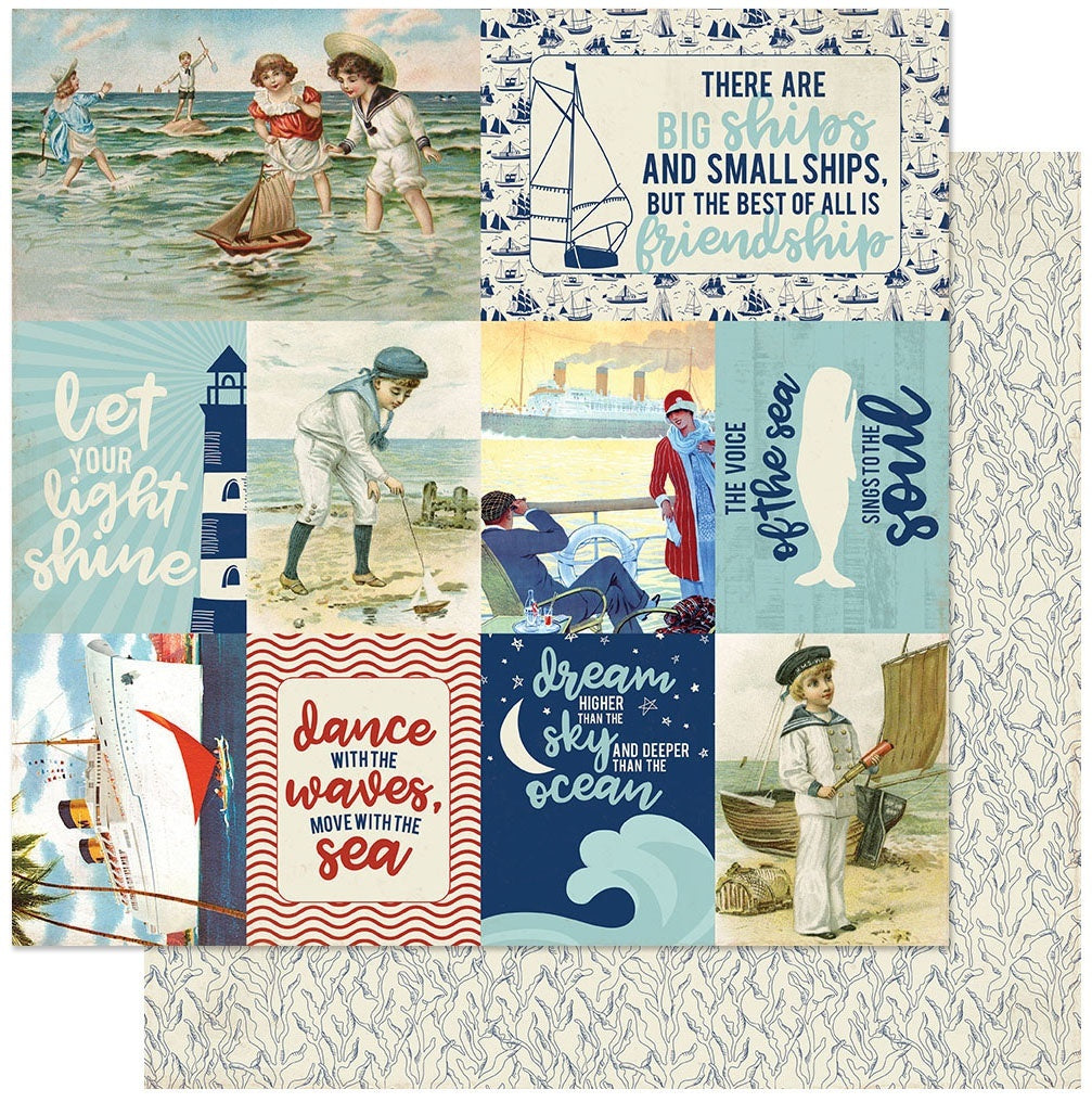Authentique Paper Voyage Double-Sided Cardstock 12"X12" 18/Pkg - #11 Vintage Images Cut-Aparts