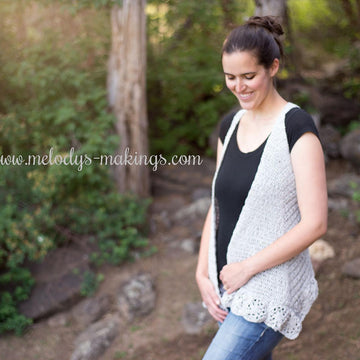 Sun Struck Boho Vest ~ Crochet Version