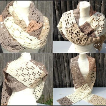 Shades of Beige Super Scarf