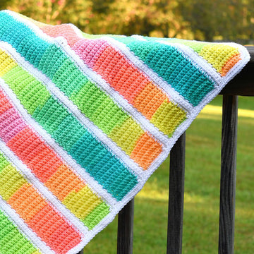 Retro Stripes Baby Blanket