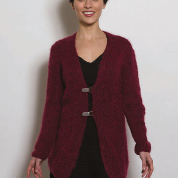 Cardigan in Bergere de France Angel 50 - Creations 17/18 447 - Downloadable PDF