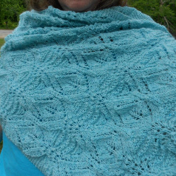 Fairy Leaves on the Waves Shawl