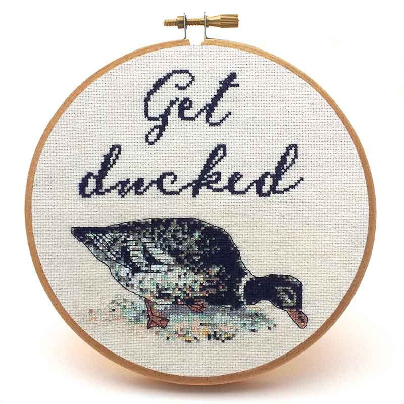 Dinky-Dyes Get Ducked Cross Stitch Chart - Leaflet