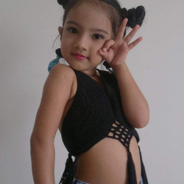 Crochet Humma Butterfly Halter Top