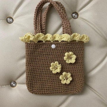 Flower tote bag
