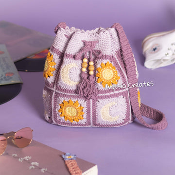 Sun and Moon Crossbody Bag