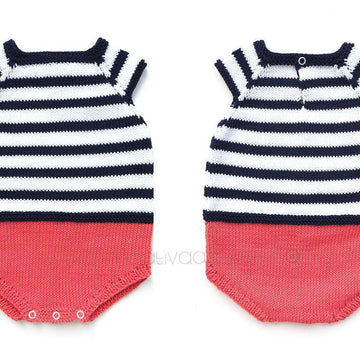 Size Newborn - Sailor Baby Romper