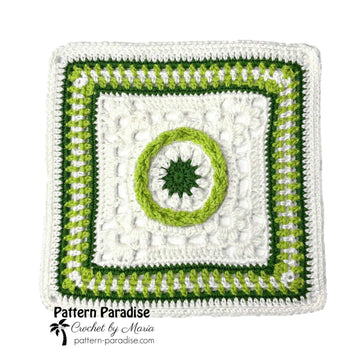 Circle Of Life 12" Afghan Square