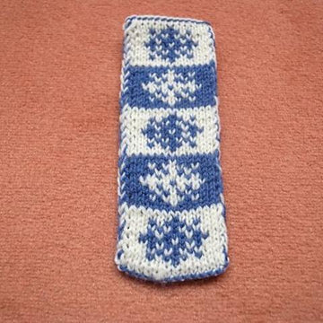 Snowflakes bookscarf
