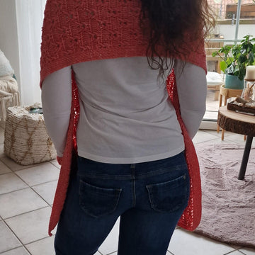 Häkelanleitung für den Taschenschal "Hygge"