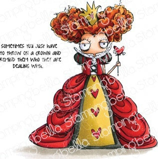 Stamping Bella Cling Stamps - Oddball Queen Of Hearts