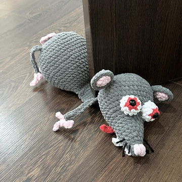 Rat door stop, Crochet rat pattern