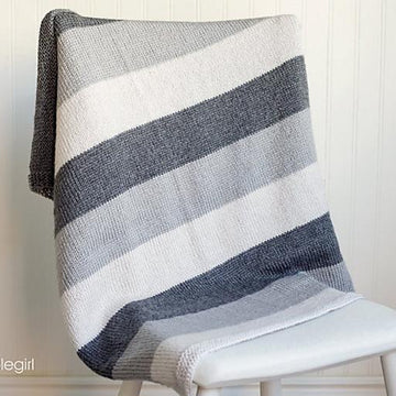 Simple Striped Baby Blanket