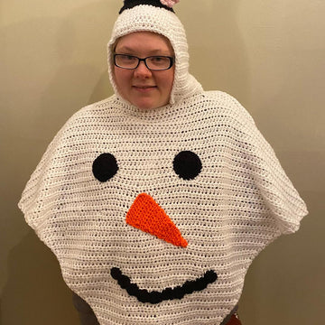 Snowman Poncho
