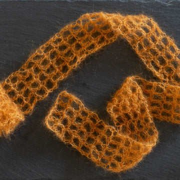 Mohair Square Mesh Headband