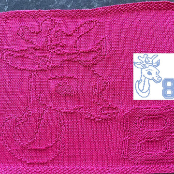 Nr. 297 – 23 – 8. Christmas Reindeer 89 stitches