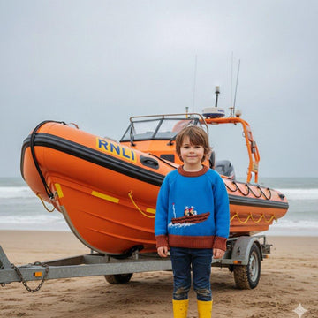 Lifeboat & anchor sweater