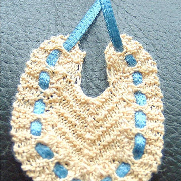 1:12th scale Victorian baby bib and bonnet