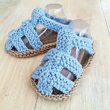 Baby Boys Knit Summer Sandals