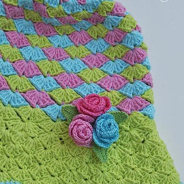 Rose Buds Hat Crochet