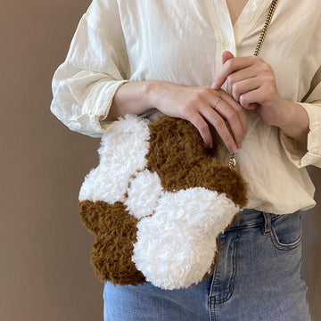 Flower crochet shoulder/hand bag #CCFB-02