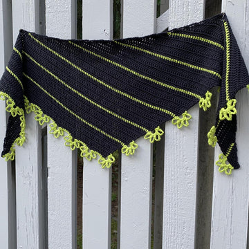 Flower Stripe Shawl