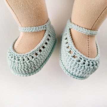 Cardigan + booties for 14-16"/36-40 cm Waldorf Doll