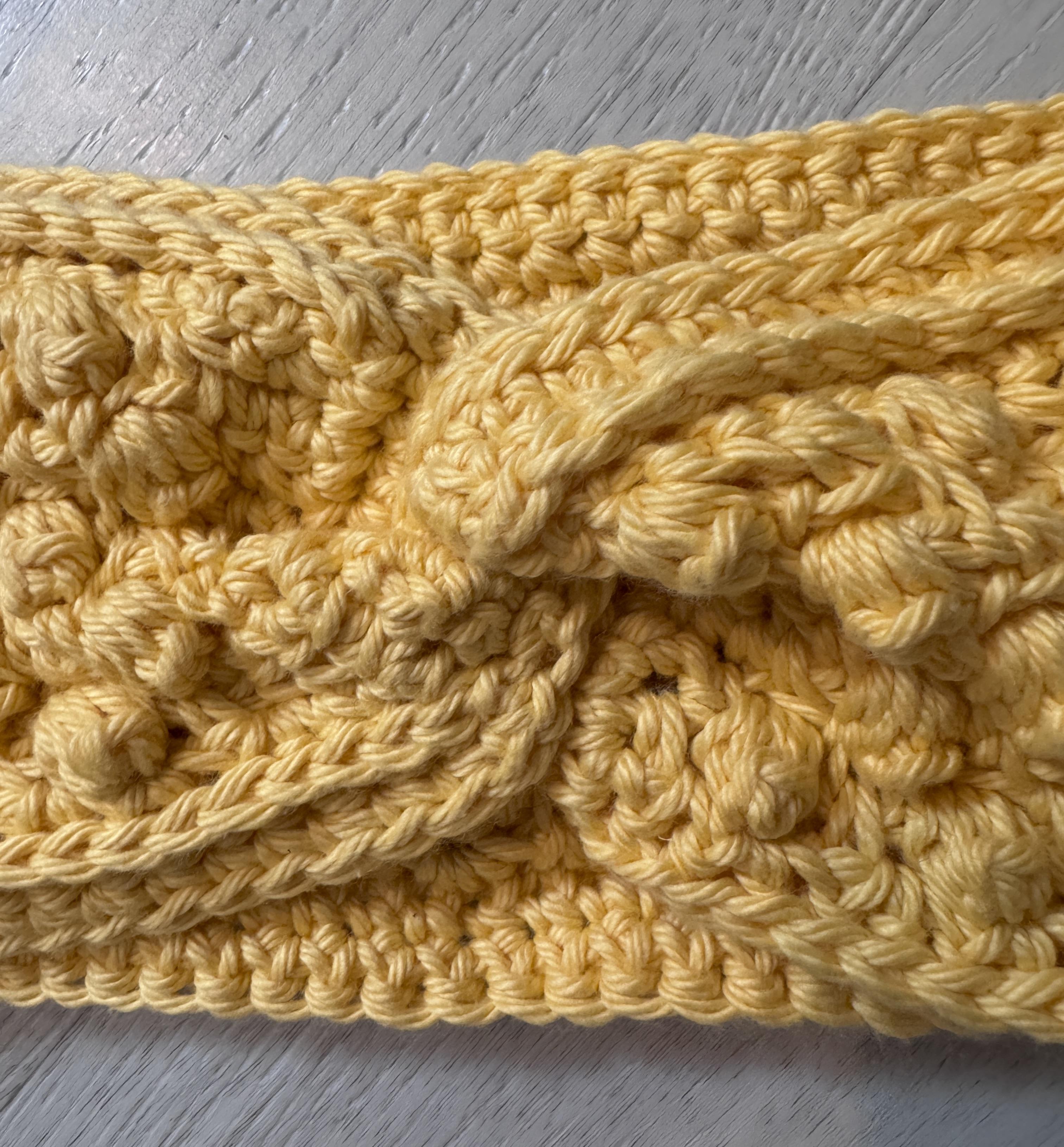Twisted Buttered Popcorn Headband