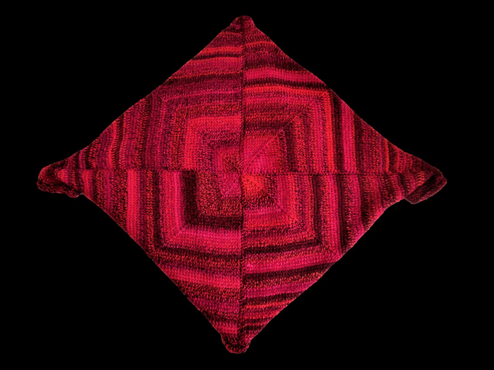 Mitered Squares Cocoon Shrug