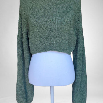 Oversized Cropped Sweater