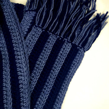 Crochet scarf for men
