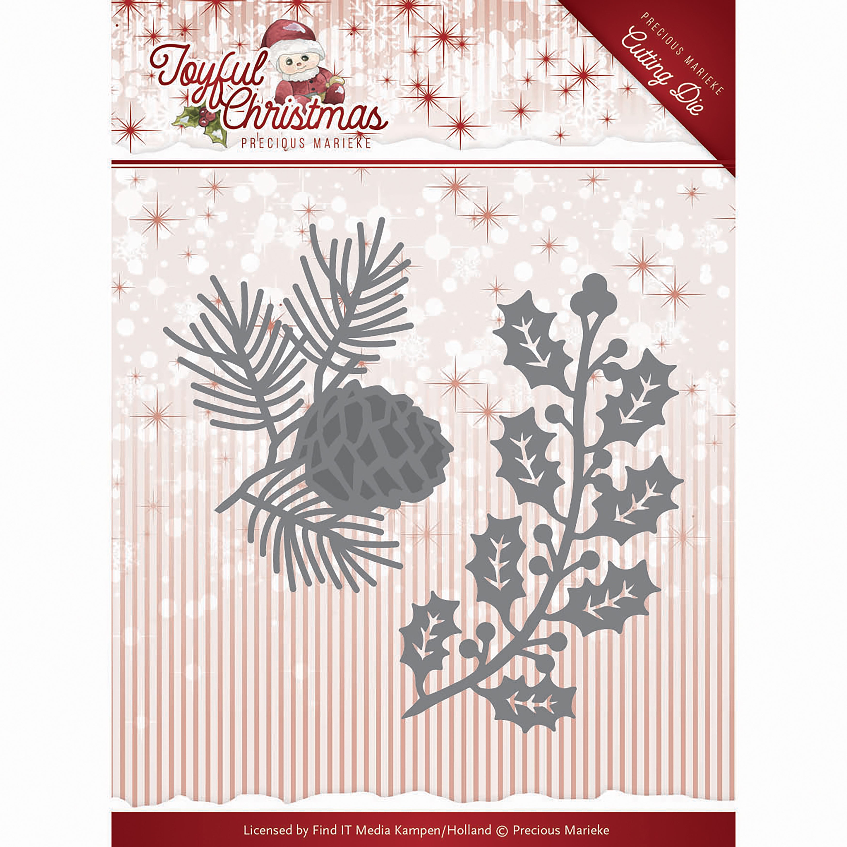 Find It Trading Precious Marieke Die - Foliage, Joyful Christmas
