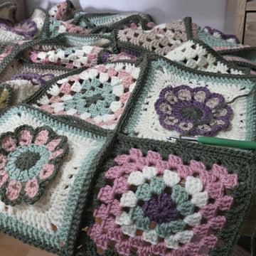 Granny's Glade Blanket - UK Terminology