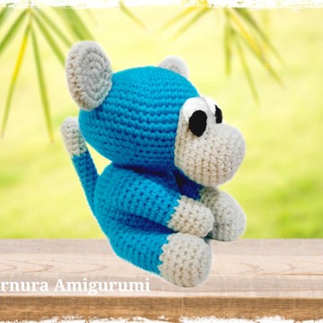 Crochet pattern Benn the monkey