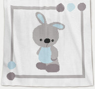 CROCHET Baby Blanket - Baby Bunny