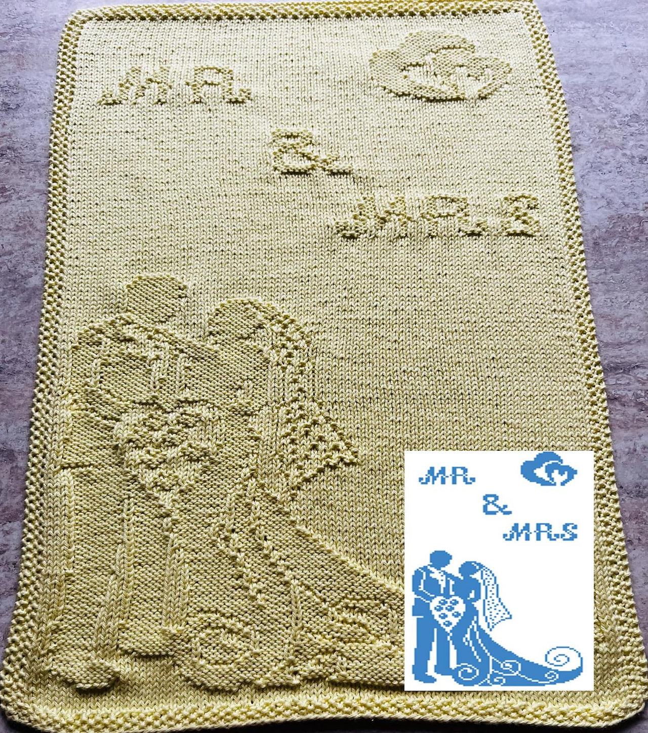 Nr. 750 – Wedding – small veil guest towel