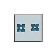 Mill Hill Bead MH12187 - 4 Petal Flower Matte Aqua