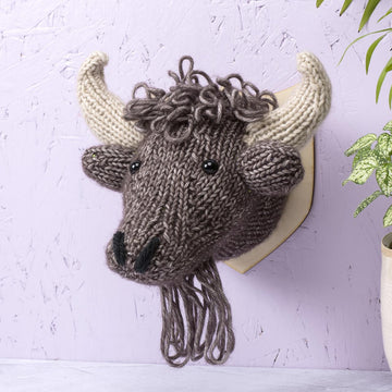 Bison Faux Taxidermy Head
