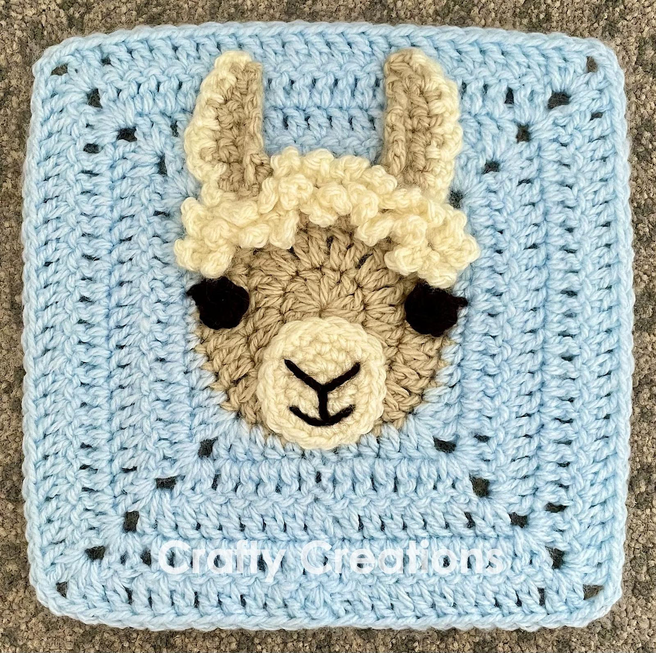 Llama Granny Square