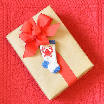 Nautical Christmas Stocking Ornament Pattern Set